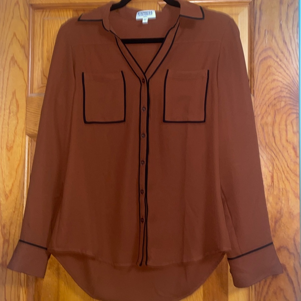 Express Portofino Slim Fit Blouse